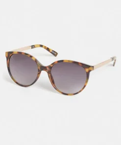 Sussan Sunglasses>Biarritz Tort Round Sunglasses