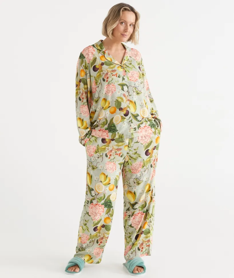 Sussan Pyjama Sets>Blooming Floral Orchard Pyjama Set