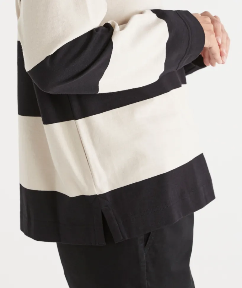 Sussan Tops>Bold Stripe Long Sleeve Top -