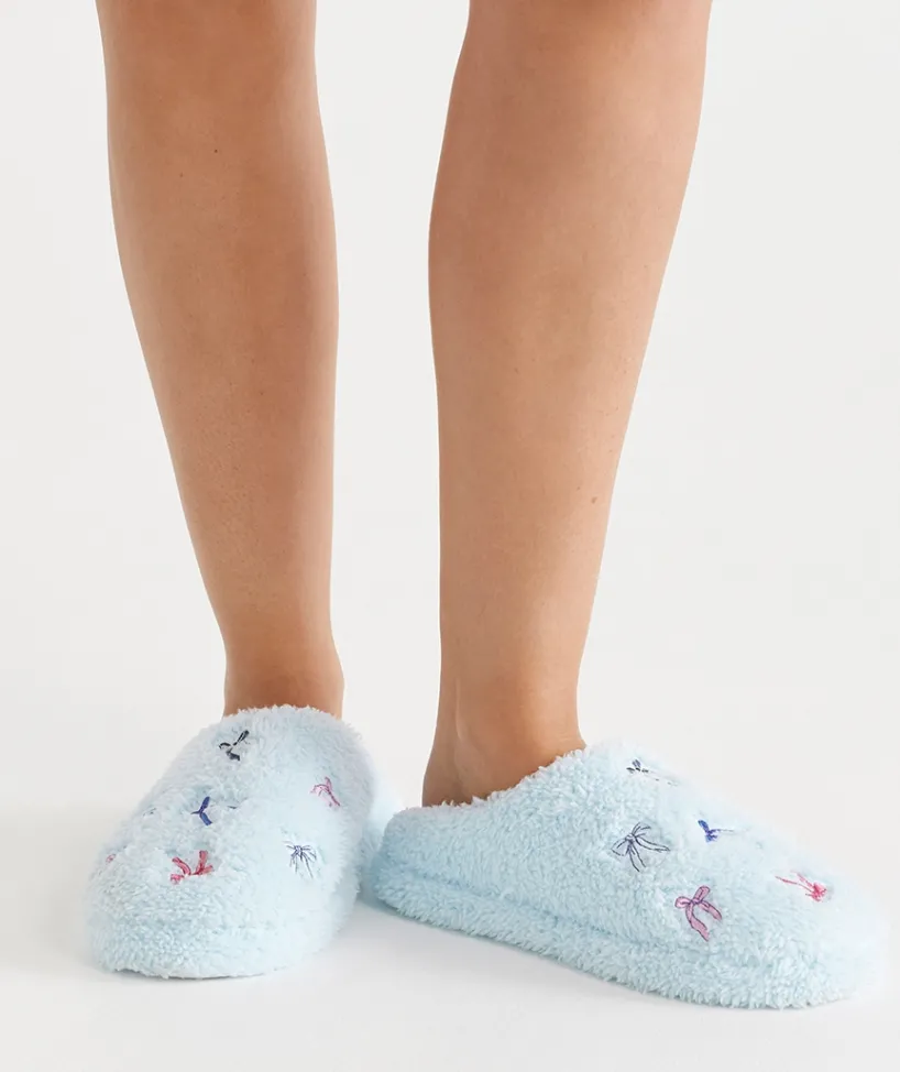 Sussan Slippers>Bow Fluffy Slipper