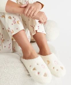 Sussan Slippers>Breakfast Fluffy Slipper -