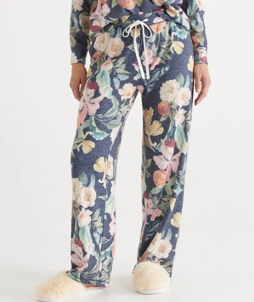 Sussan Pyjama Bottoms>Brushed Fruity Floral Pyjama Pant