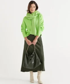 Sussan Tops|Knitwear>Brushed Rib V Neck Jumper