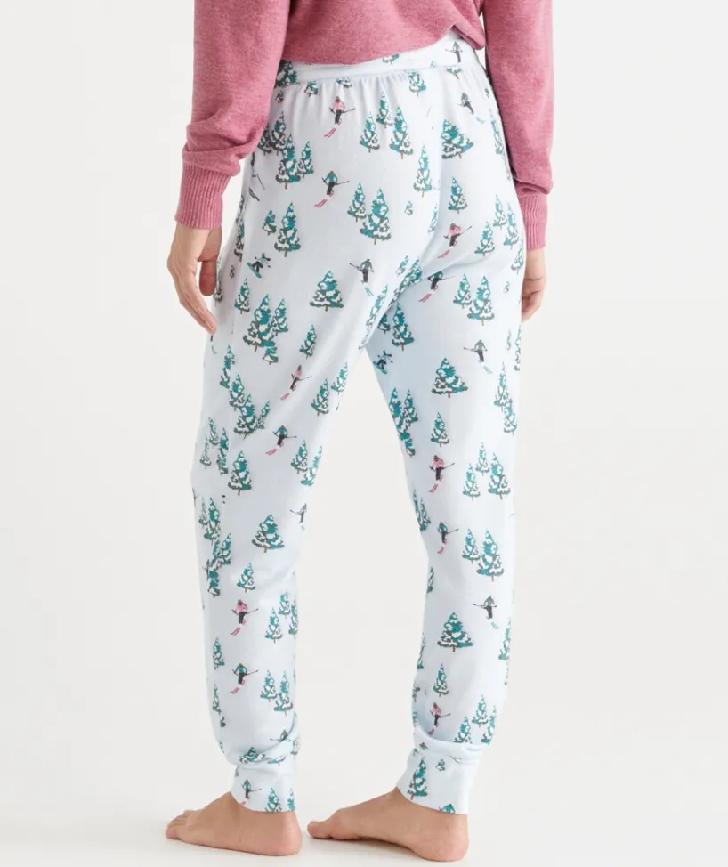 Sussan Pyjama Bottoms>Brushed Snow Novelty Pyjama Pant