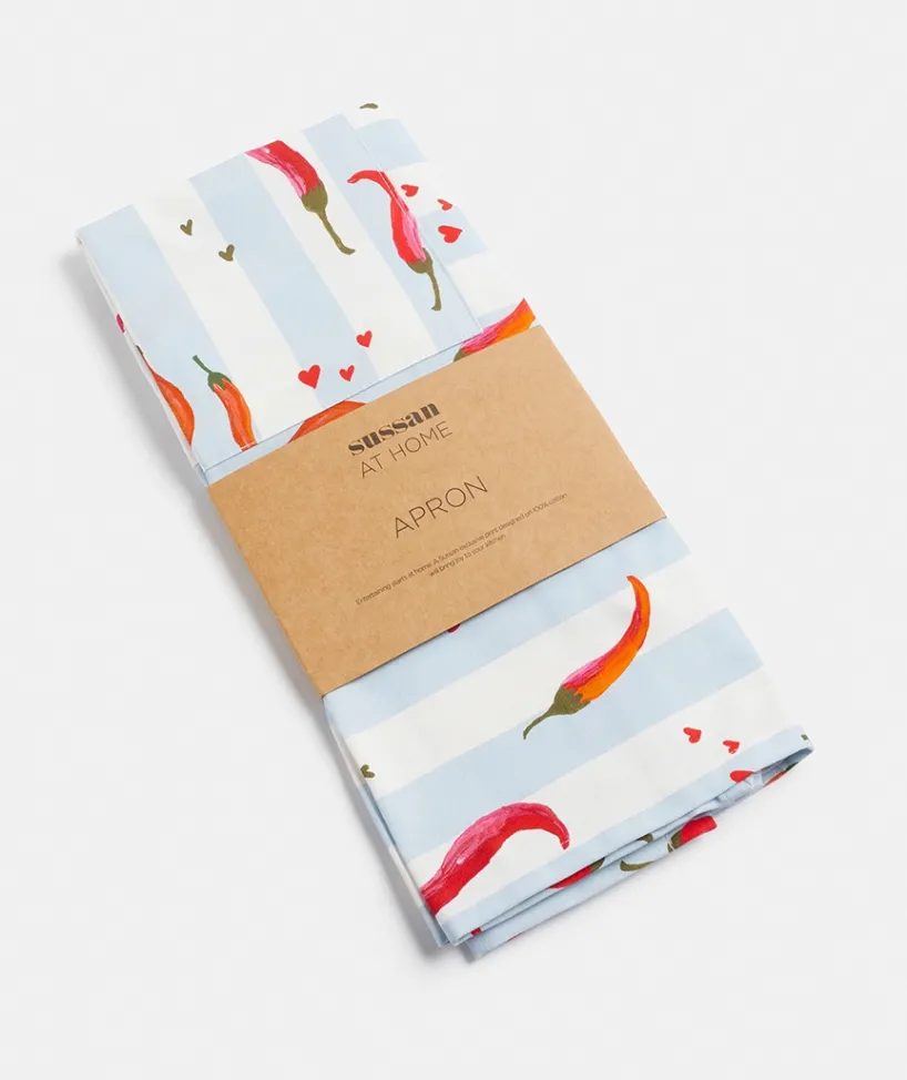 Sussan Gift & Wellbeing>Chillies Print Apron