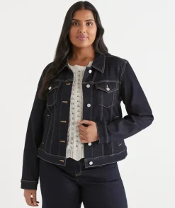 Sussan Denim|Jackets & Coats>Classic Denim Jacket