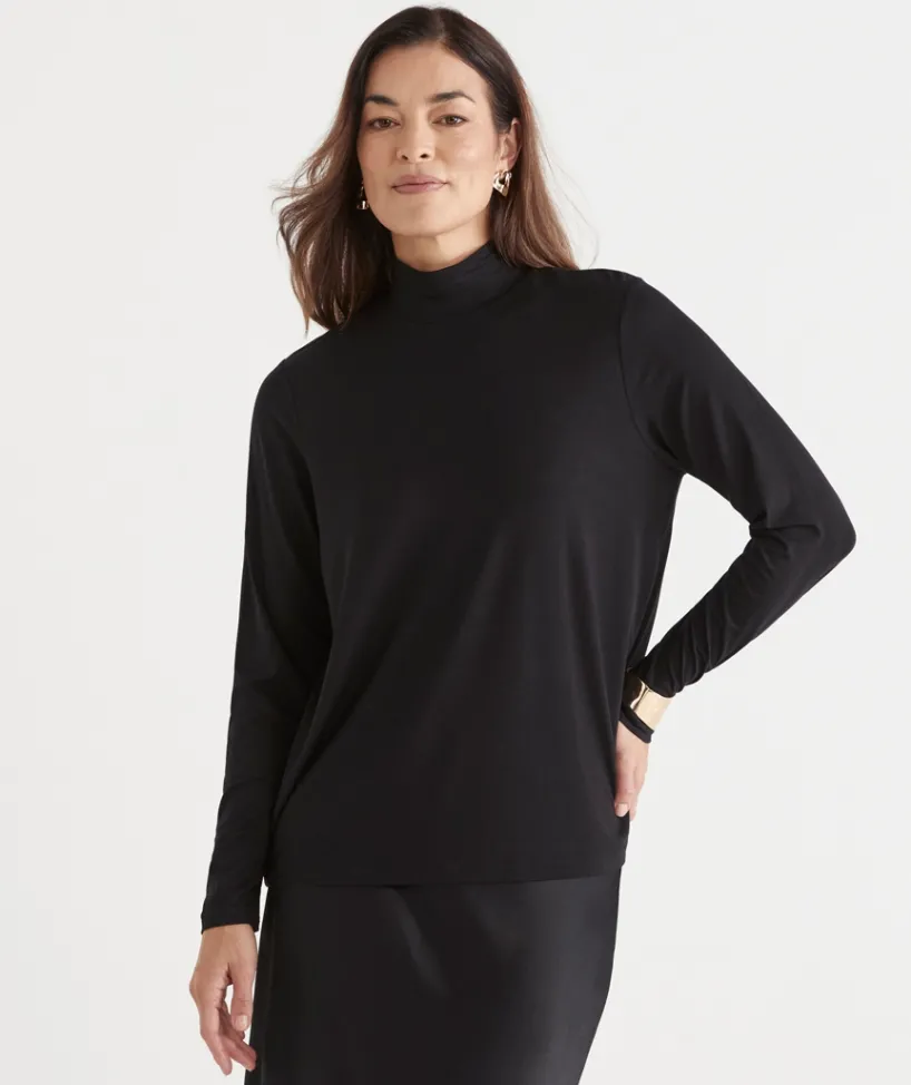Sussan Tops|T-Shirts>Classic Skivvy Top -