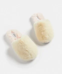 Sussan Slippers>Contrast Fluffy Slipper
