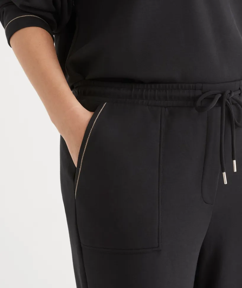 Sussan Pants>Contrast Stitch Culotte Pant