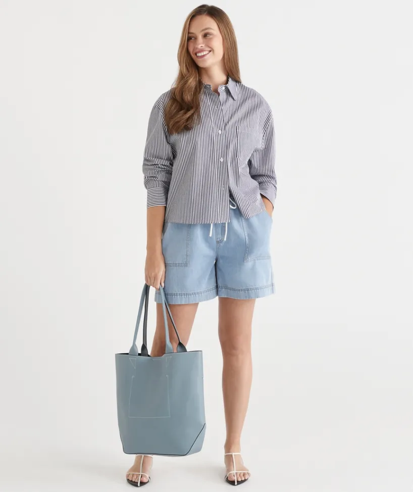 Sussan Shorts>Contrast Stitch Short -