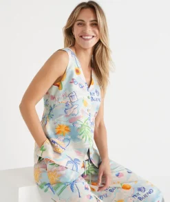 Sussan Matching Sets>Costa Del Sol Vest