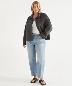 Sussan Jackets & Coats|Shackets>Cotton Parka Jacket
