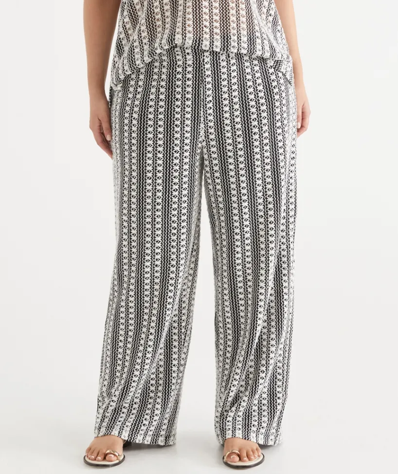 Sussan Pants>Crochet Straight Leg Pant