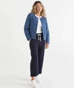 Sussan Pants|Loungewear>Cropped Straight Leg Lounge Pant