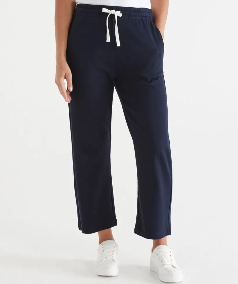 Sussan Pants|Loungewear>Cropped Straight Leg Lounge Pant