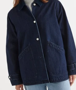 Sussan Jackets & Coats|Shackets>Denim Barn Jacket