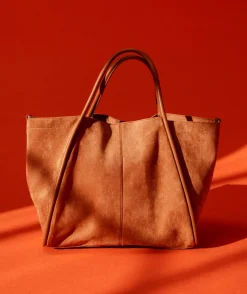 Sussan Bags>Faux Suede Summer Tote Bag