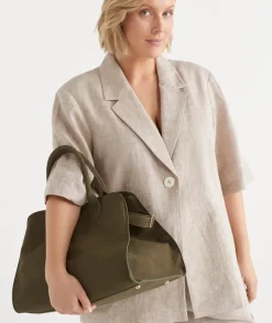 Sussan Bags>Faux Suede Tote Bag -