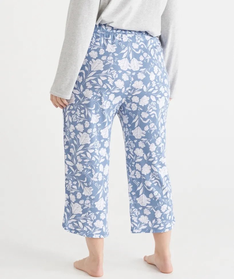 Sussan Pyjama Sets|Pyjama Bottoms>Floral Print 3/4 Pyjama Pant