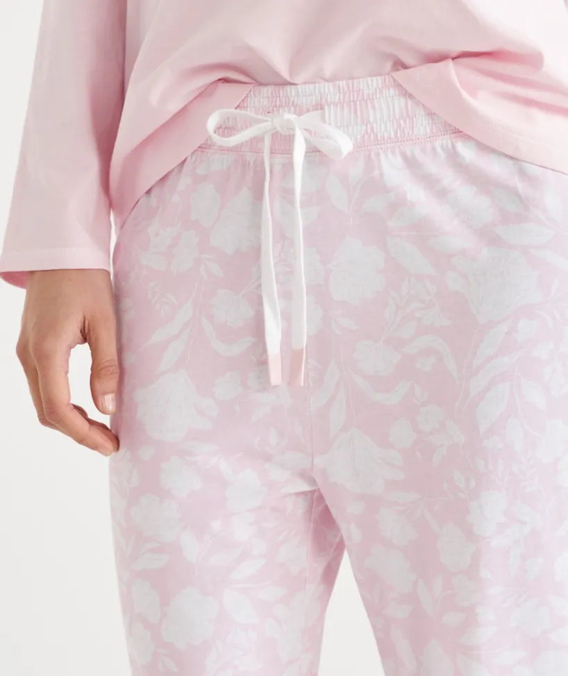 Sussan Pyjama Sets|Pyjama Bottoms>Floral Print 3/4 Pyjama Pant