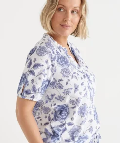 Sussan Pyjama Sets>Floral Toile 3/4 Pyjama Set