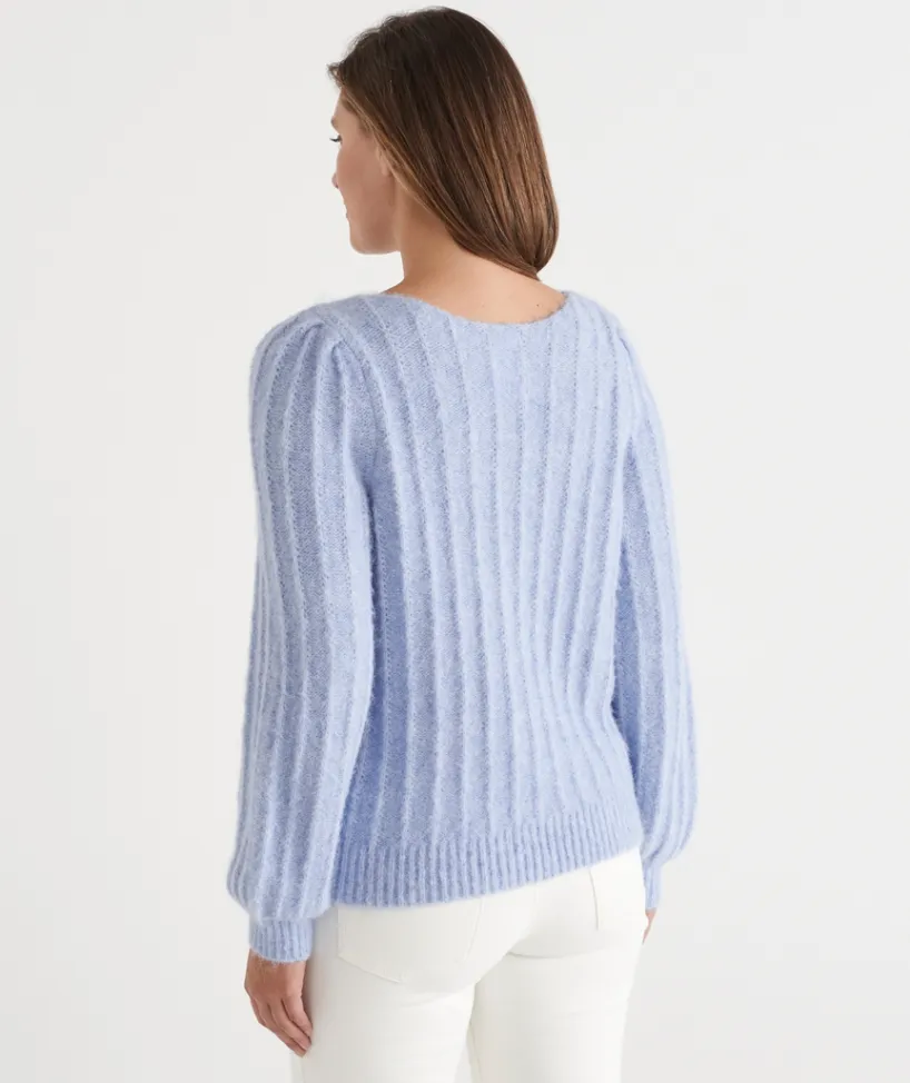 Sussan Tops|Knitwear>Fluffy Boat Neck Jumper