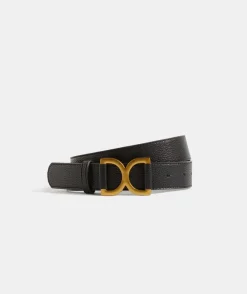 Sussan Belts>Gold Detail Buckle Leather Belt