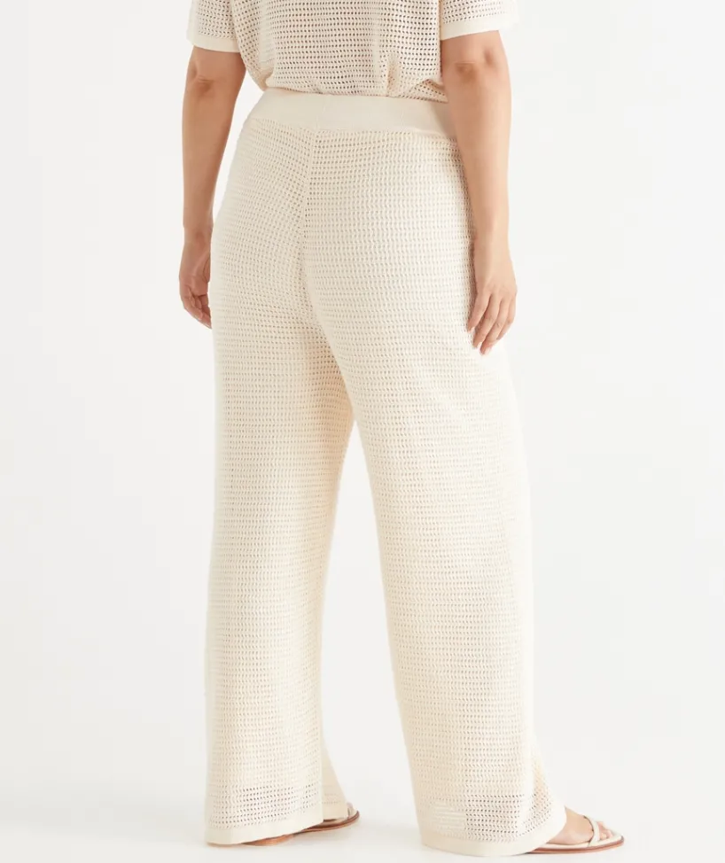 Sussan Pants|Matching Sets>Knit Pointelle Pant