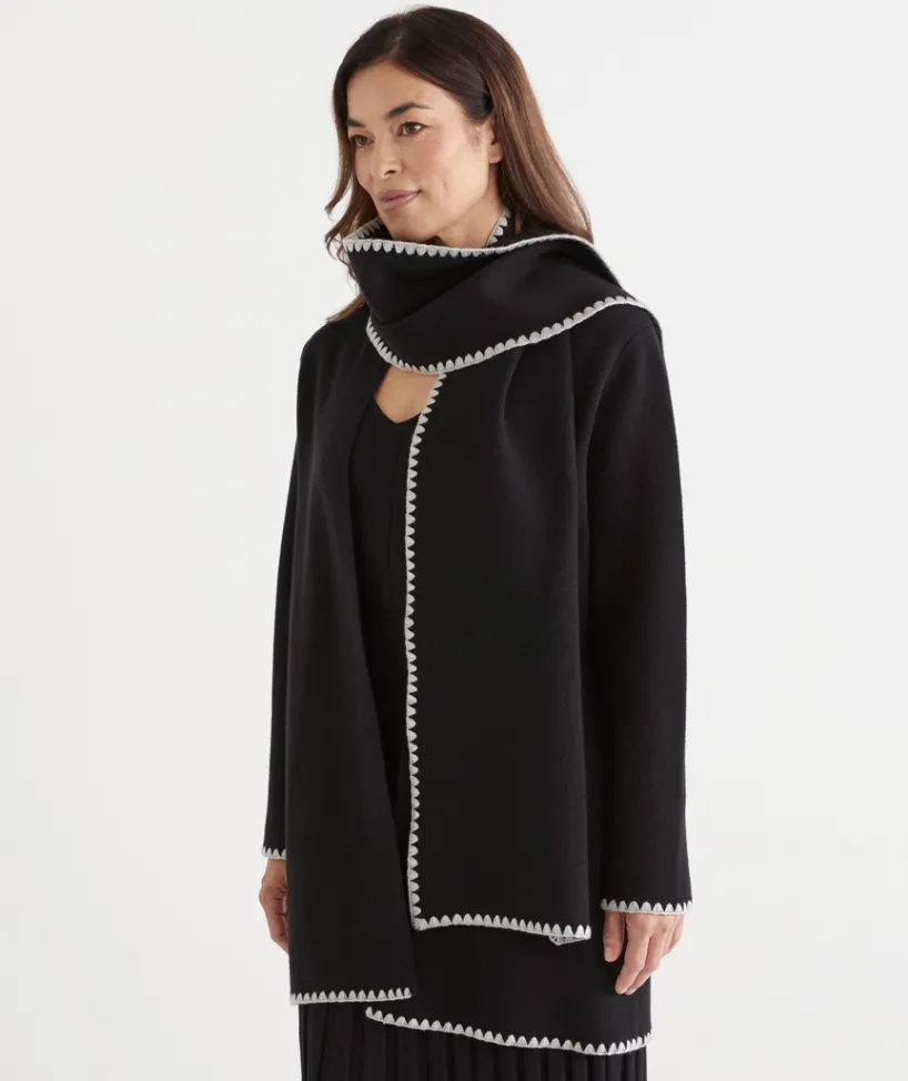 Sussan Jackets & Coats|Knitwear>Knit Scarf Coatigan