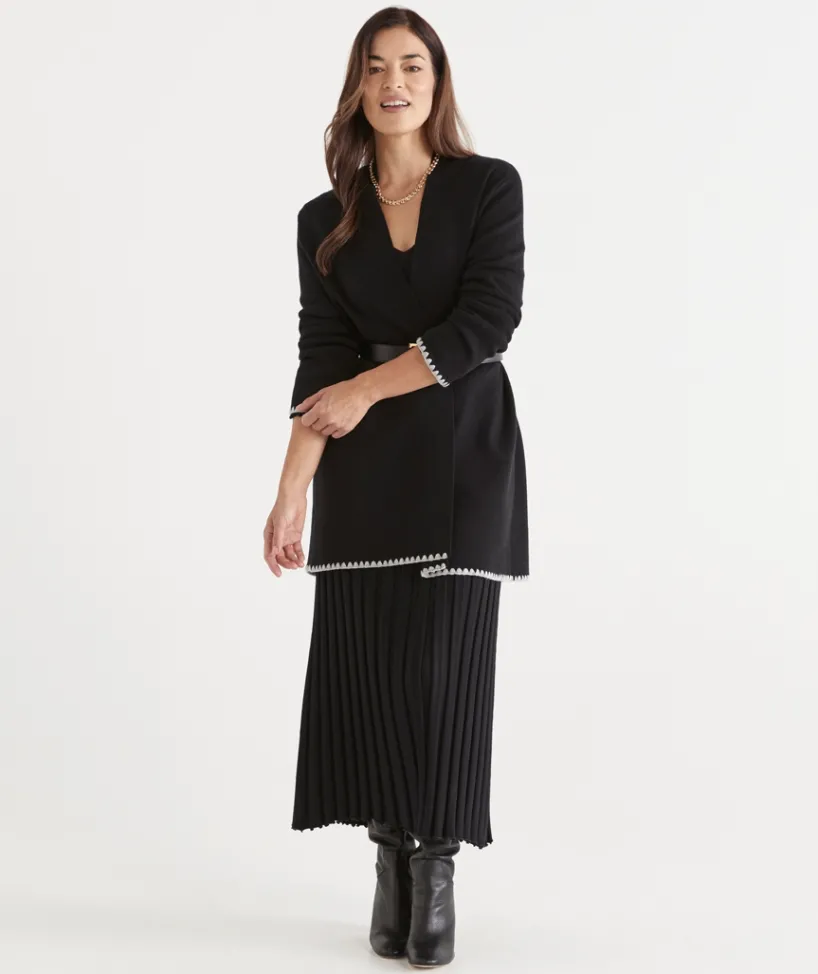 Sussan Jackets & Coats|Knitwear>Knit Scarf Coatigan