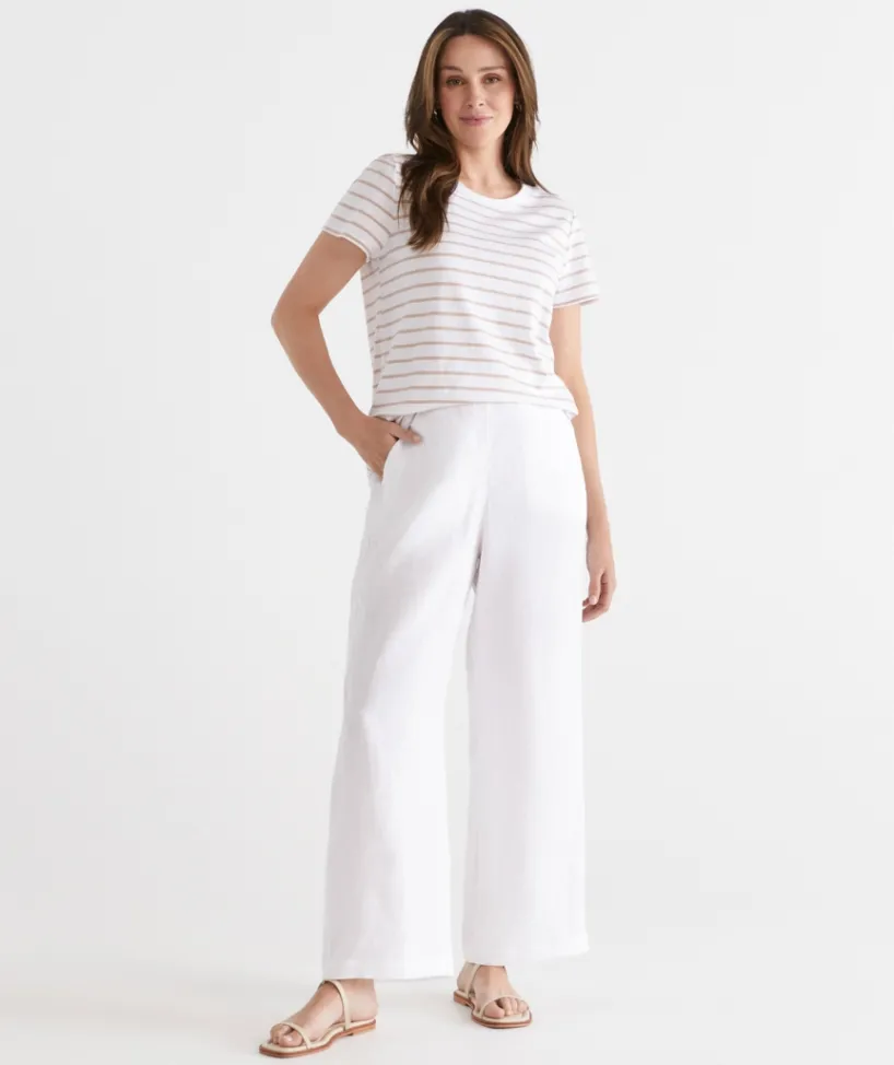 Sussan Pants|Matching Sets>Linen Wide Leg Pant