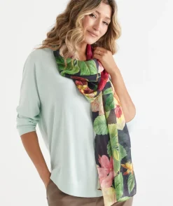 Sussan Knit Accessories|Scarves>Garden Floral Scarf