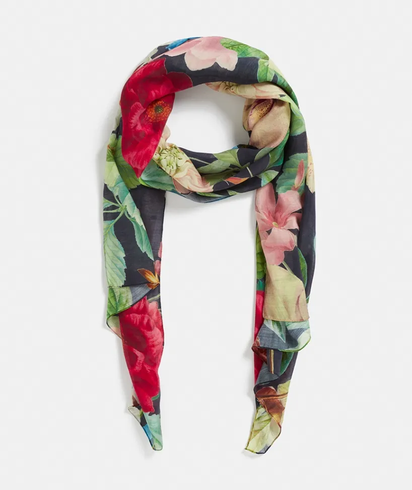 Sussan Knit Accessories|Scarves>Garden Floral Scarf