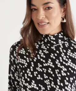Sussan Tops>Mono Twist Skivvy Top -