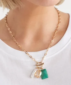 Sussan Jewellery>Multi Stone Chain Necklace