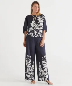 Sussan Pants|Matching Sets>Palm Placement Wide Leg Pant