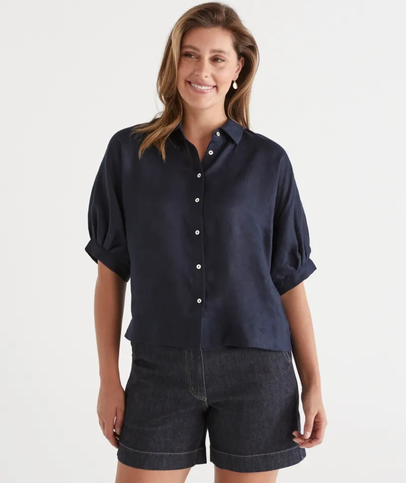 Sussan Tops|Shirts & Blouses>Pleat Detail Shirt