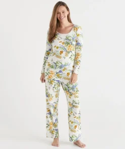 Sussan Pyjama Sets>Pointelle Floral Field Pyjama Set