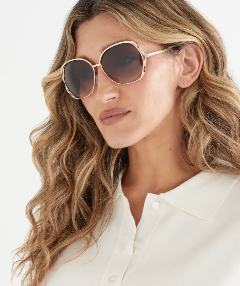 Sussan Sunglasses>Porto Oversized Sunglasses