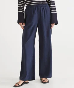 Sussan Pants>Relaxed Crle Wide Leg Pant