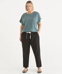 Sussan Pants>Relaxed Drawstring Tapered Pant