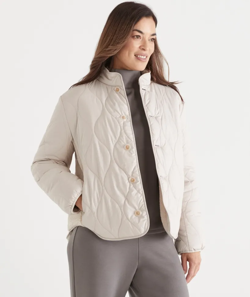 Sussan Jackets & Coats|Jackets>Reversible Puffer Jacket