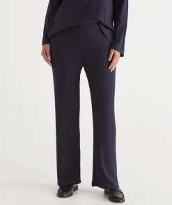 Sussan Pants|Loungewear>Ribbed Straight Leg Pant