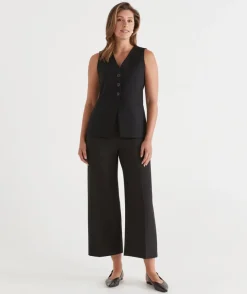 Sussan Pants|Matching Sets>Seam Detail Culotte Pant