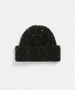 Sussan Knit Accessories|Hats>Sequin Knit Beanie -
