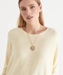 Sussan Jewellery>Solid Ring Pendant Necklace