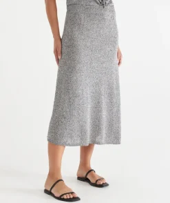 Sussan Matching Sets|Skirts>Speckled Knit Midi Skirt
