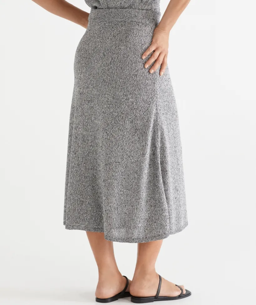 Sussan Matching Sets|Skirts>Speckled Knit Midi Skirt