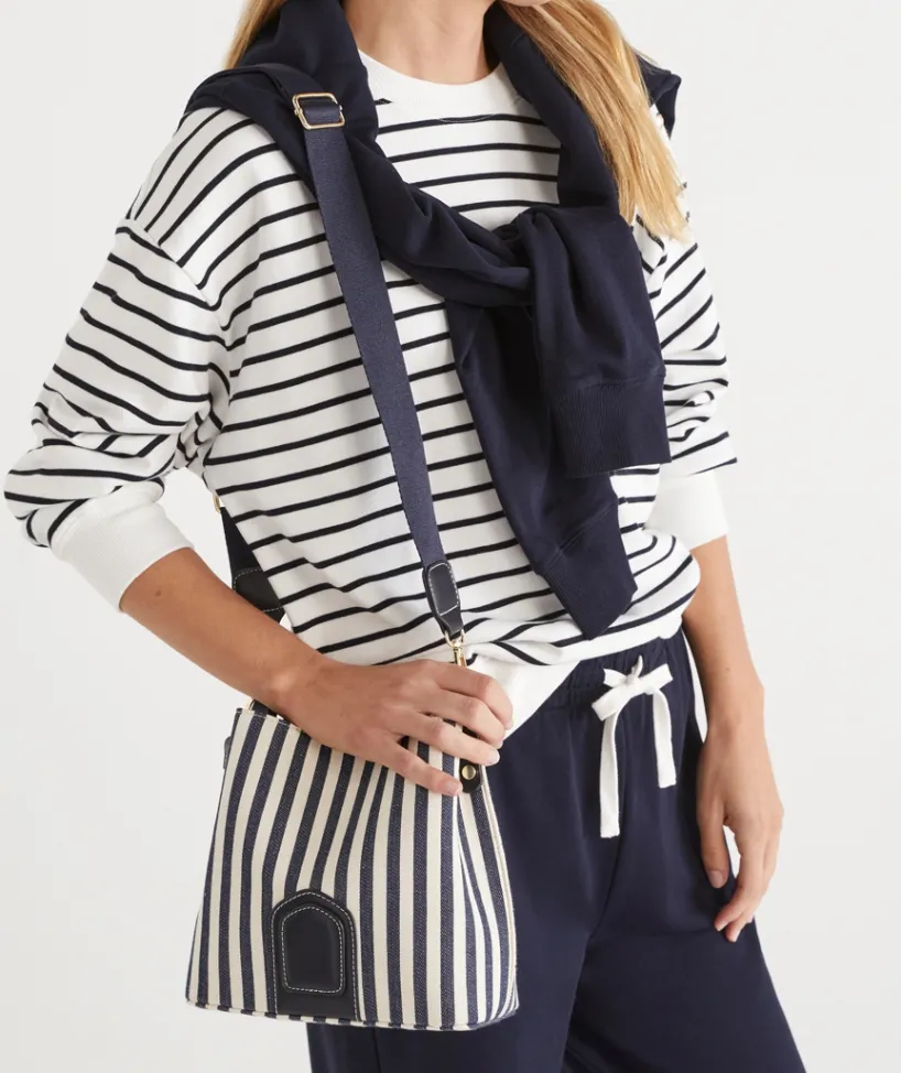 Sussan Bags>Stripe Bucket Bag -