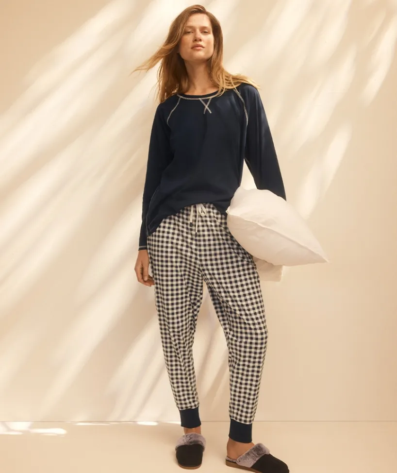 Sussan Pyjama Bottoms|Everyday Icons>Tapered Gingham Pyjama Pant